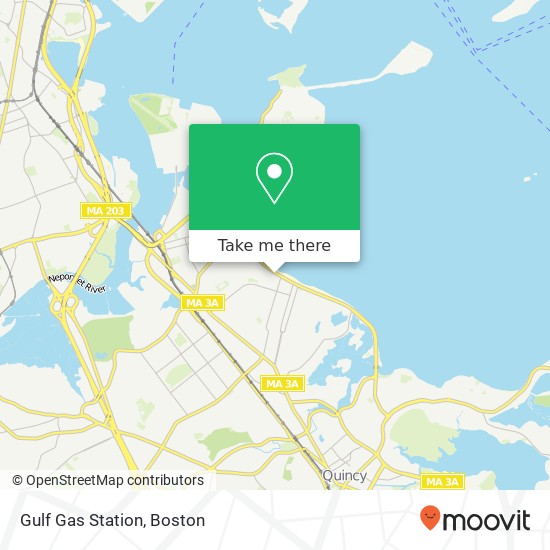 Mapa de Gulf Gas Station