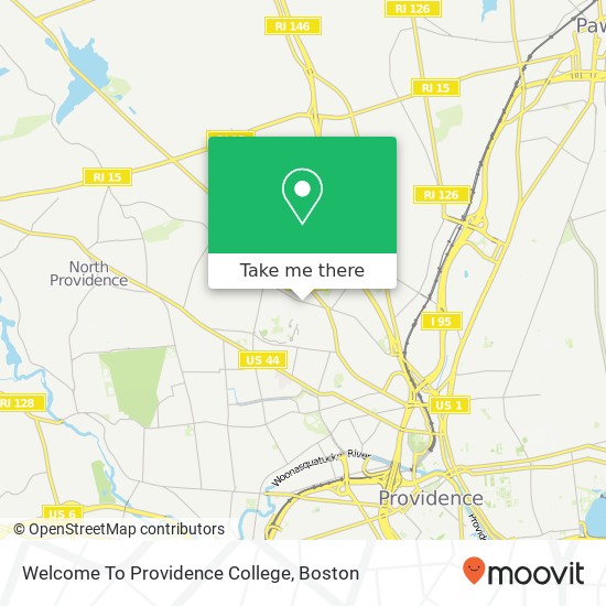 Mapa de Welcome To Providence College