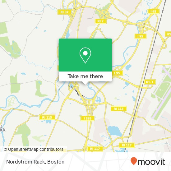 Nordstrom Rack map