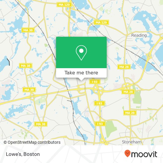 Lowe's map