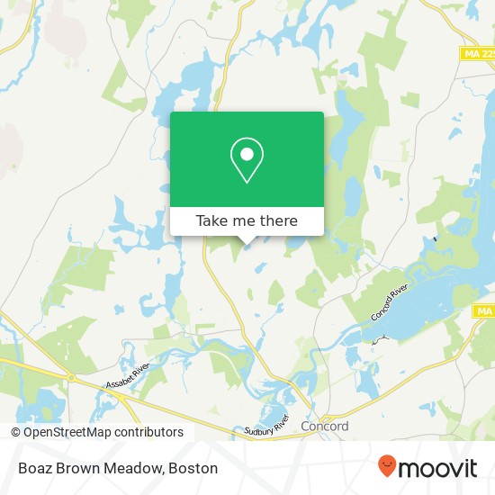 Boaz Brown Meadow map