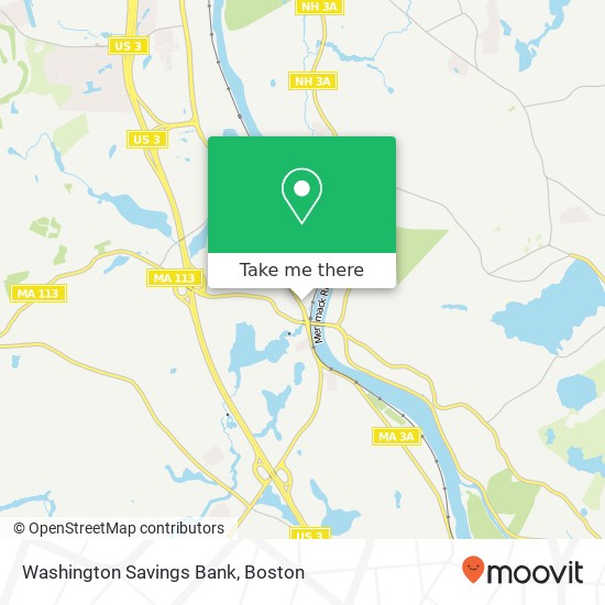 Washington Savings Bank map