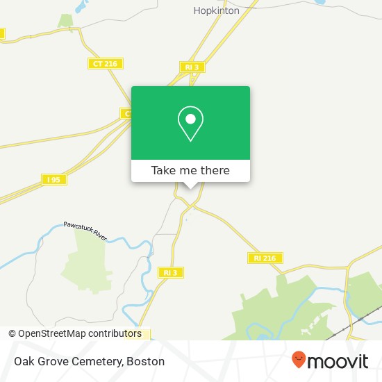 Mapa de Oak Grove Cemetery