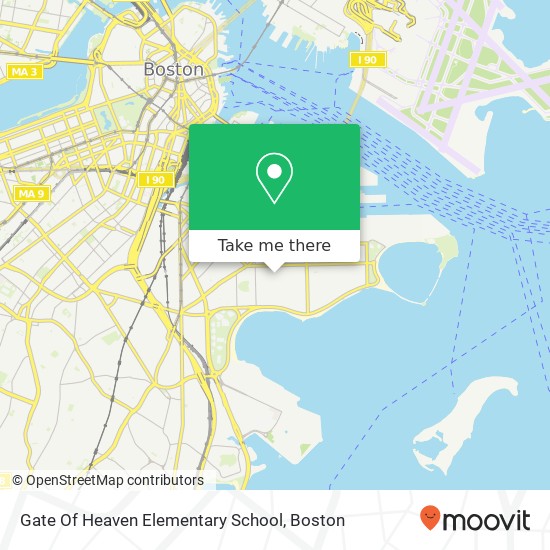 Gate Of Heaven Elementary School map