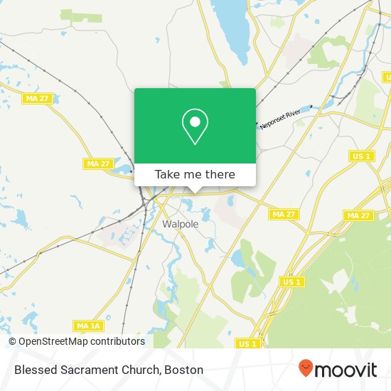 Blessed Sacrament Church map