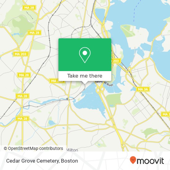 Mapa de Cedar Grove Cemetery