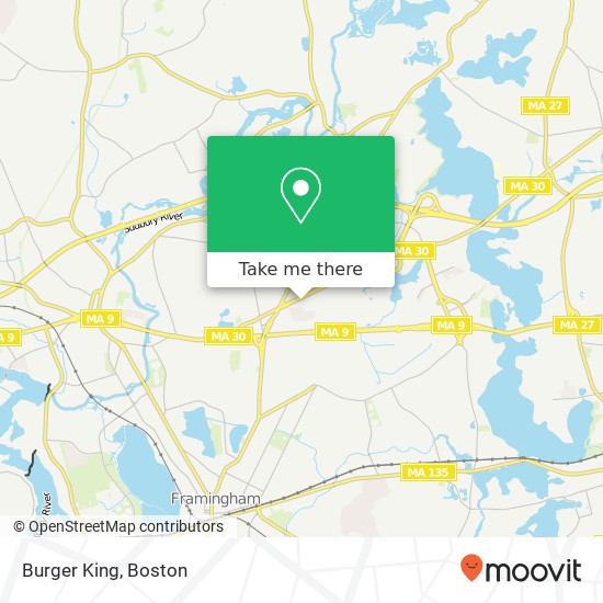 Burger King map