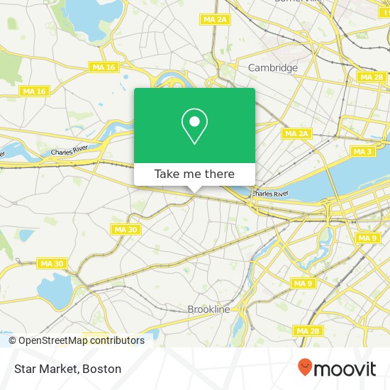 Mapa de Star Market