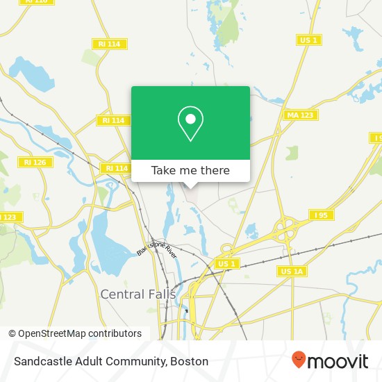 Sandcastle Adult Community map