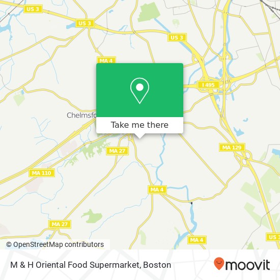 Mapa de M & H Oriental Food Supermarket