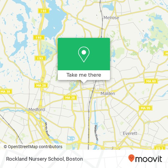 Mapa de Rockland Nursery School