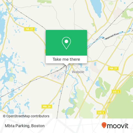 Mapa de Mbta Parking