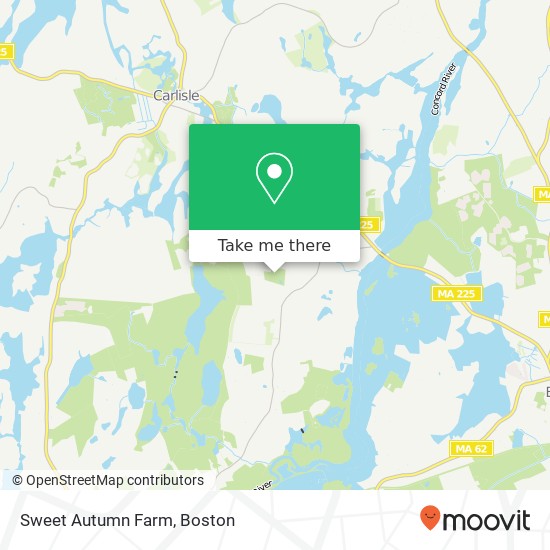 Mapa de Sweet Autumn Farm