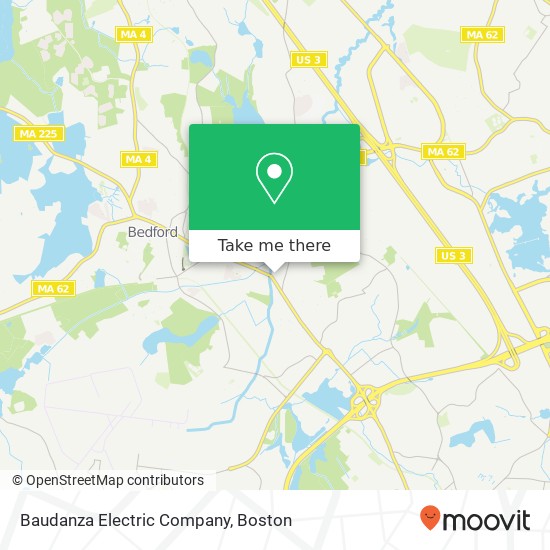 Baudanza Electric Company map
