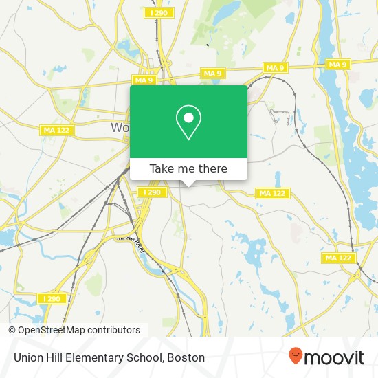 Union Hill Elementary School map