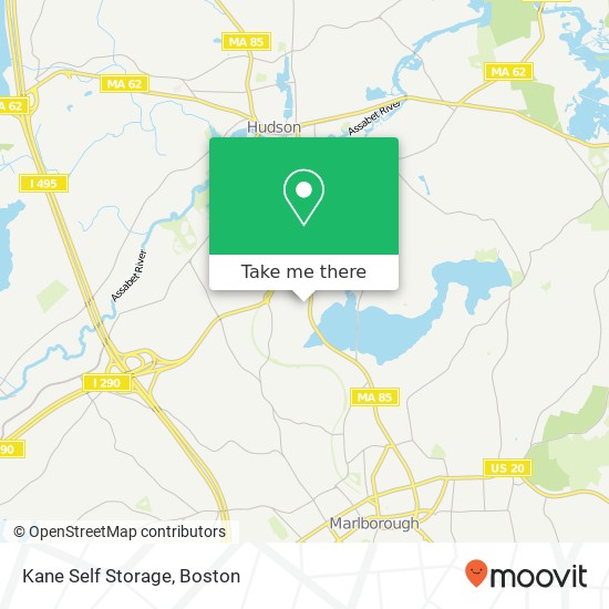 Mapa de Kane Self Storage