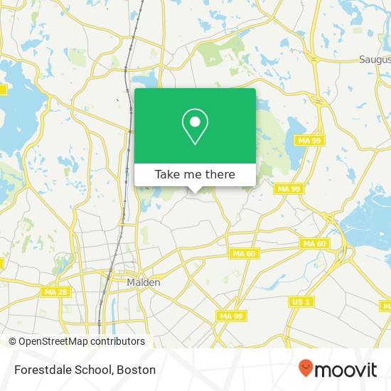 Mapa de Forestdale School