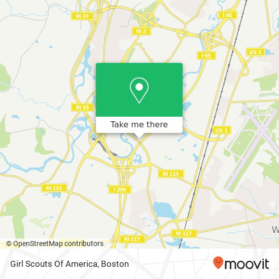 Girl Scouts Of America map