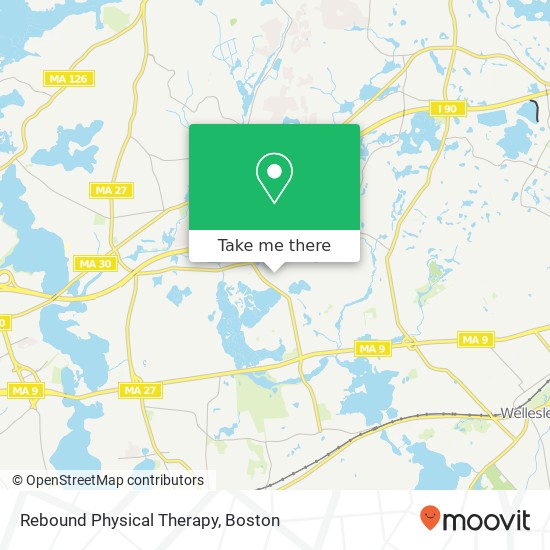 Mapa de Rebound Physical Therapy