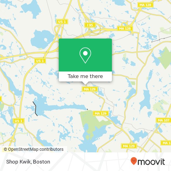 Mapa de Shop Kwik
