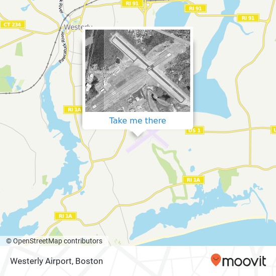 Mapa de Westerly Airport