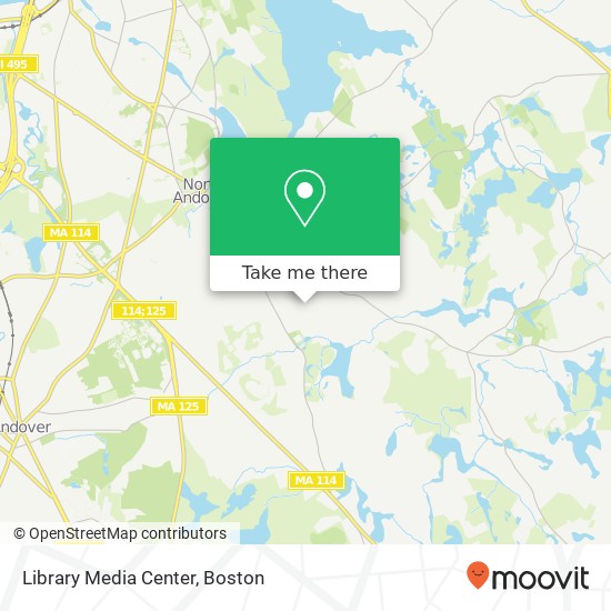 Library Media Center map