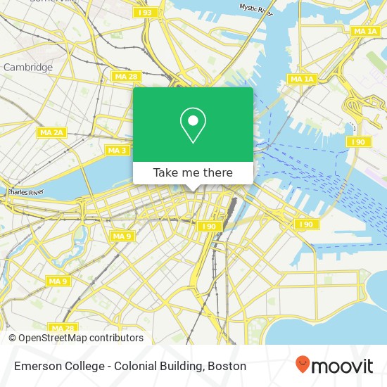 Mapa de Emerson College - Colonial Building