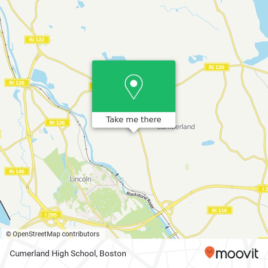 Cumerland High School map