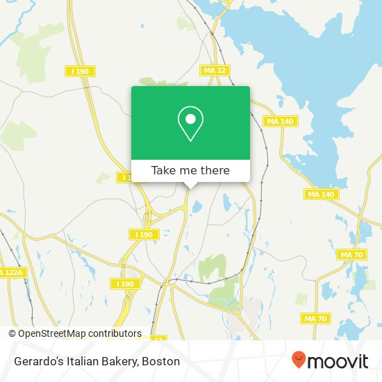 Mapa de Gerardo's Italian Bakery