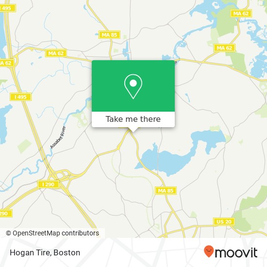 Hogan Tire map