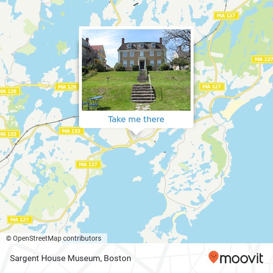 Sargent House Museum map