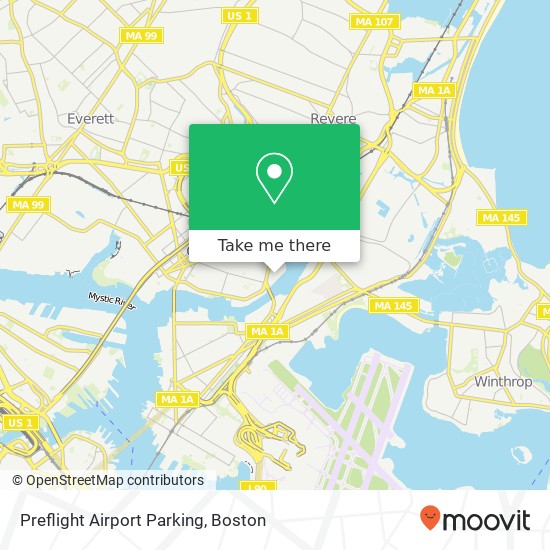 Mapa de Preflight Airport Parking