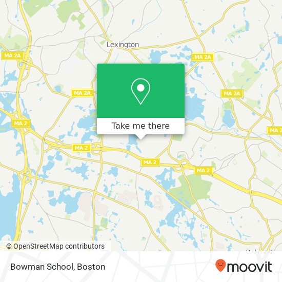 Bowman School map