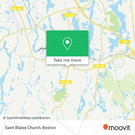 Mapa de Saint Blaise Church