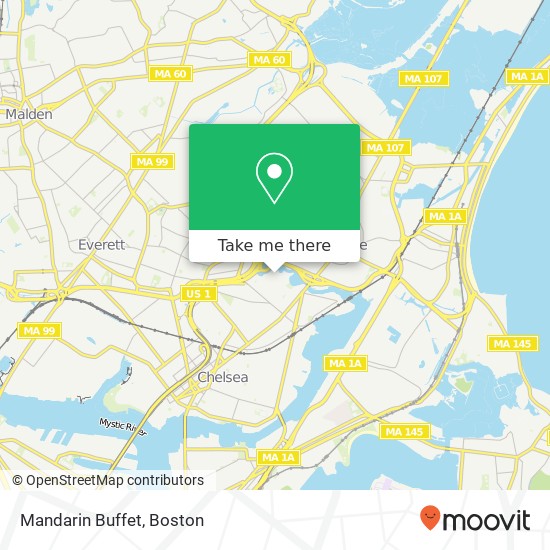 Mandarin Buffet map