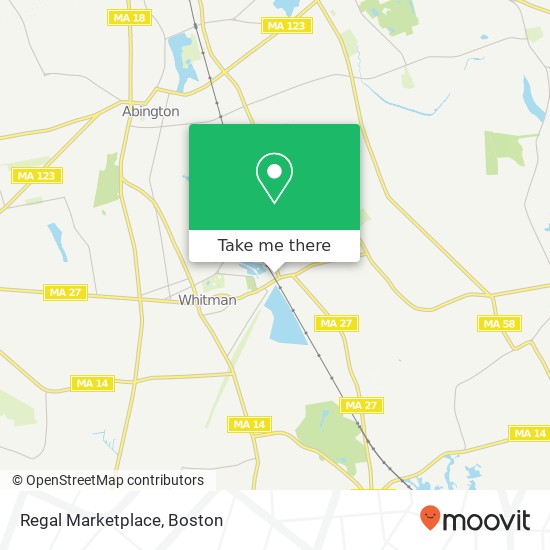 Regal Marketplace map