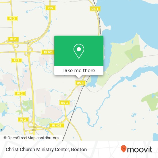 Mapa de Christ Church Ministry Center
