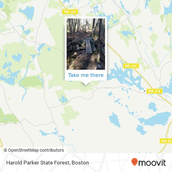 Mapa de Harold Parker State Forest