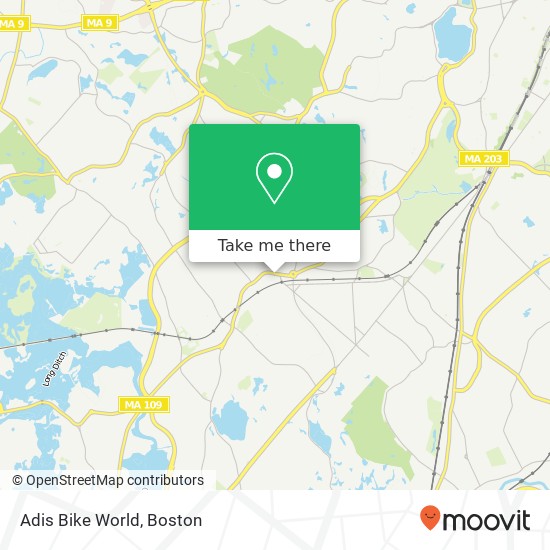Mapa de Adis Bike World