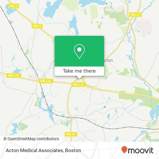 Mapa de Acton Medical Associates