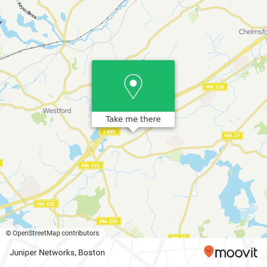 Mapa de Juniper Networks