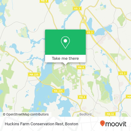 Mapa de Huckins Farm Conservation Rest