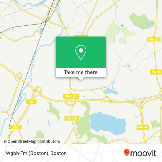 Wgbh-Fm (Boston) map