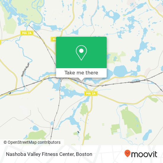 Mapa de Nashoba Valley Fitness Center