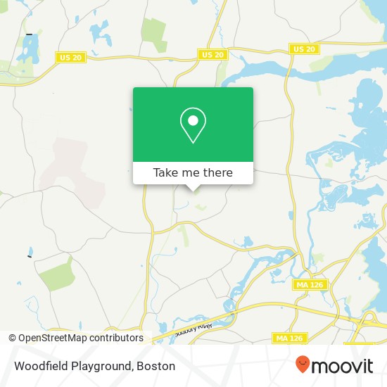 Woodfield Playground map