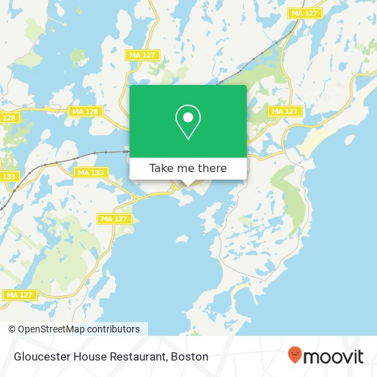 Mapa de Gloucester House Restaurant