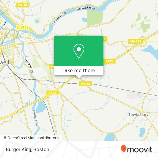 Burger King map