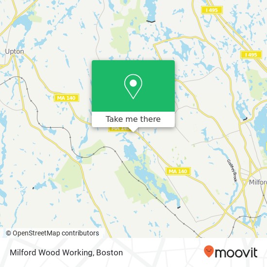 Mapa de Milford Wood Working