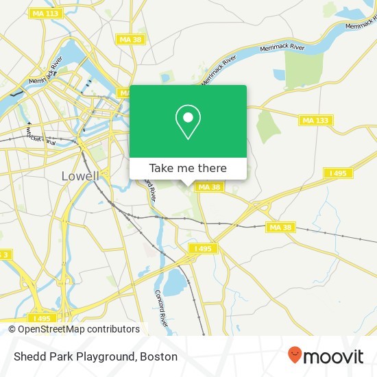 Mapa de Shedd Park Playground