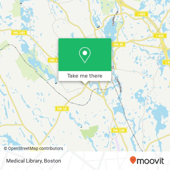 Medical Library map